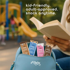 FEEL Kids Protein Bars Minis ingredients reveal veggie-forward, plant-based goodness