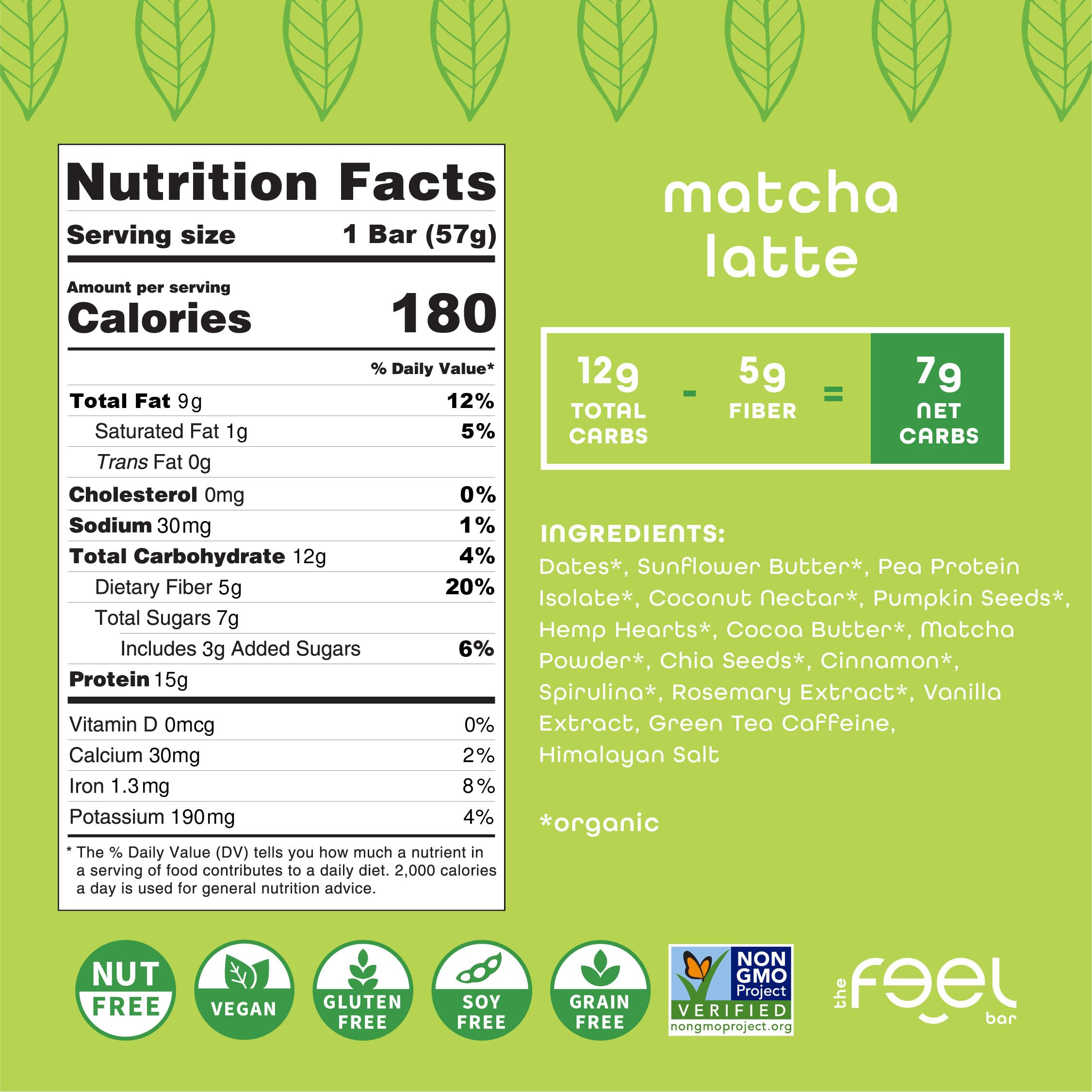 10 pack FEEL vegan bars for convenient everyday snacking.