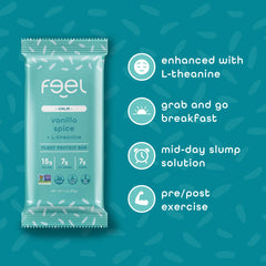 FEEL Calm bar in gym bag for post-workout recovery