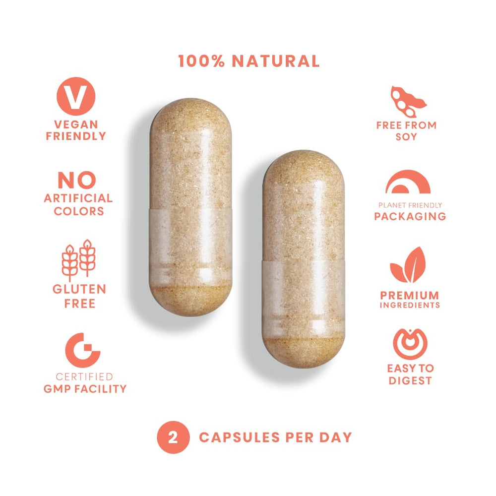 FeelGood Liposomal Ashwagandha label highlights GMP-certified quality and USA manufacturing.