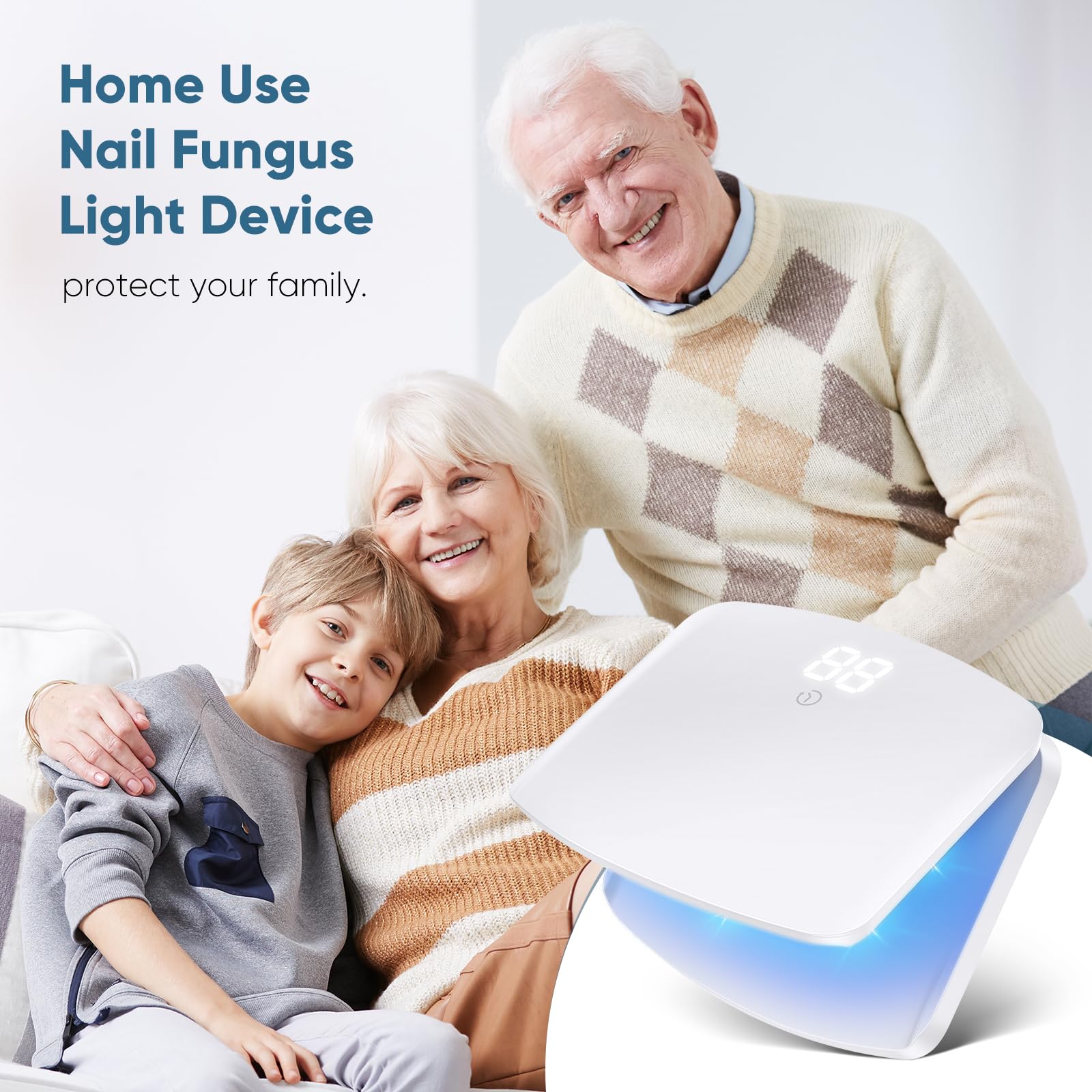 FEIGOMA Nail Fungus Light Device compact-design fits in bathroom drawer