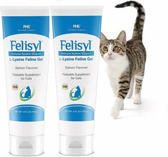 Felisyl L-Lysine Gel bottle front supports cats' immune health