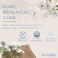 Femallay Blueberry Vaginal Melts dissolving action highlights natural lubrication potential