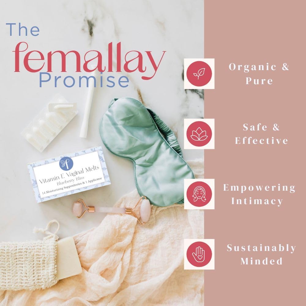 Femallay Blueberry Vaginal Melts scent highlights natural blueberry flavor notes