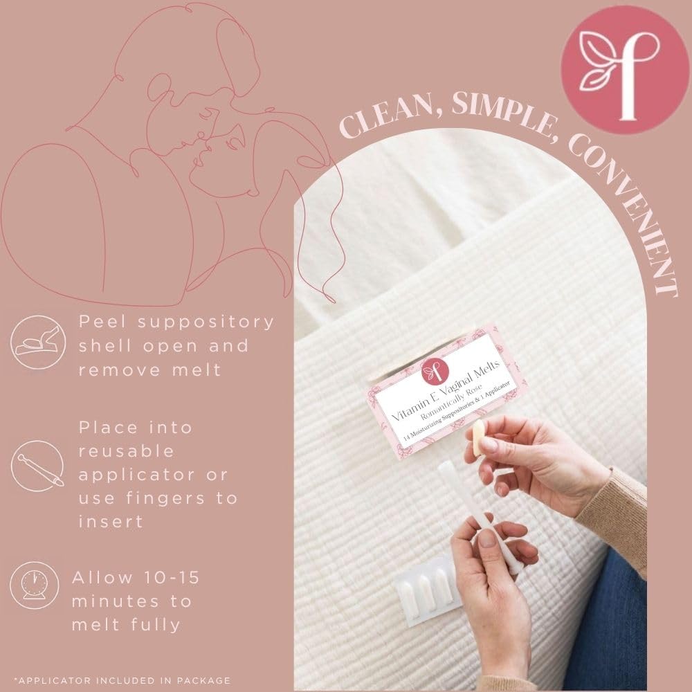 Femallay close-up shows hydrating melts delivering soothing moisture.