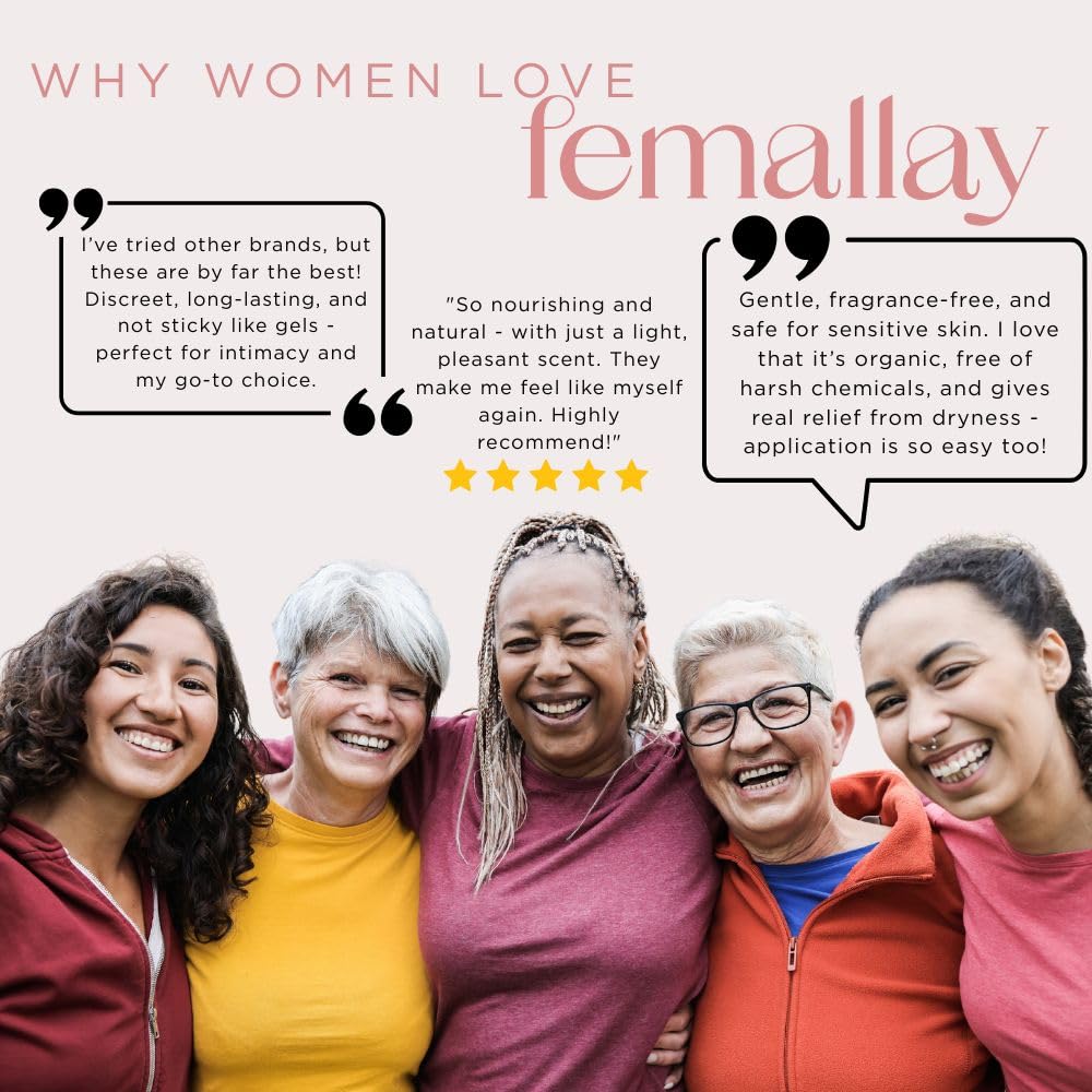 Femallay easy-to-use packaging supports discreet, on-demand care.