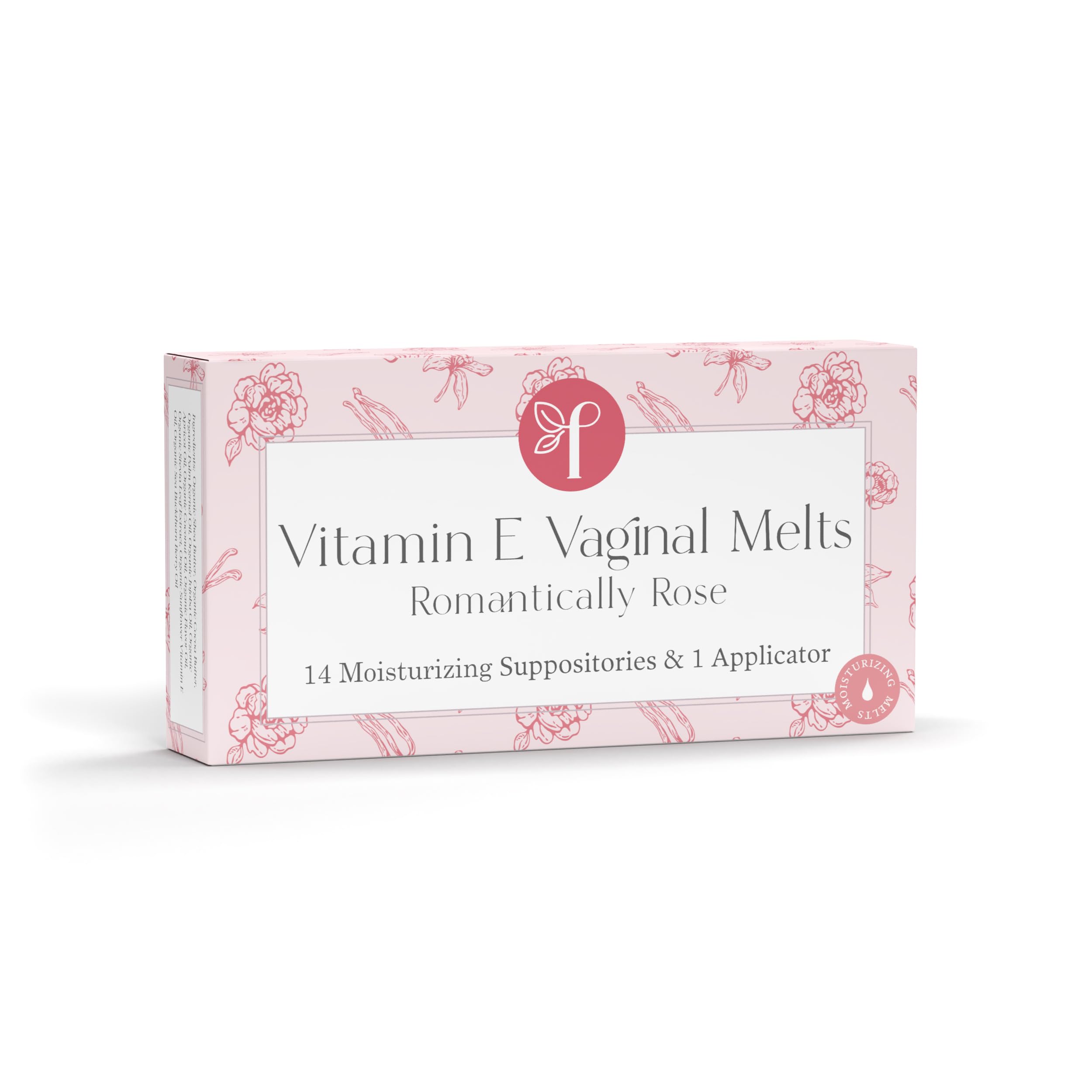 Femallay Romantically Rose melts pack with 14 individually sealed pieces for hydration.