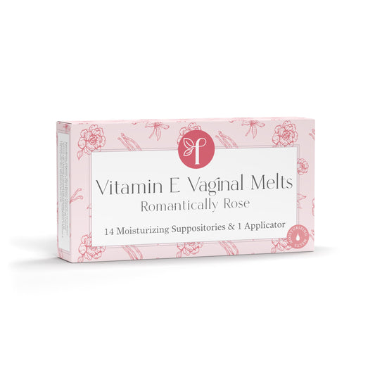 Femallay Romantically Rose melts pack with 14 individually sealed pieces for hydration.