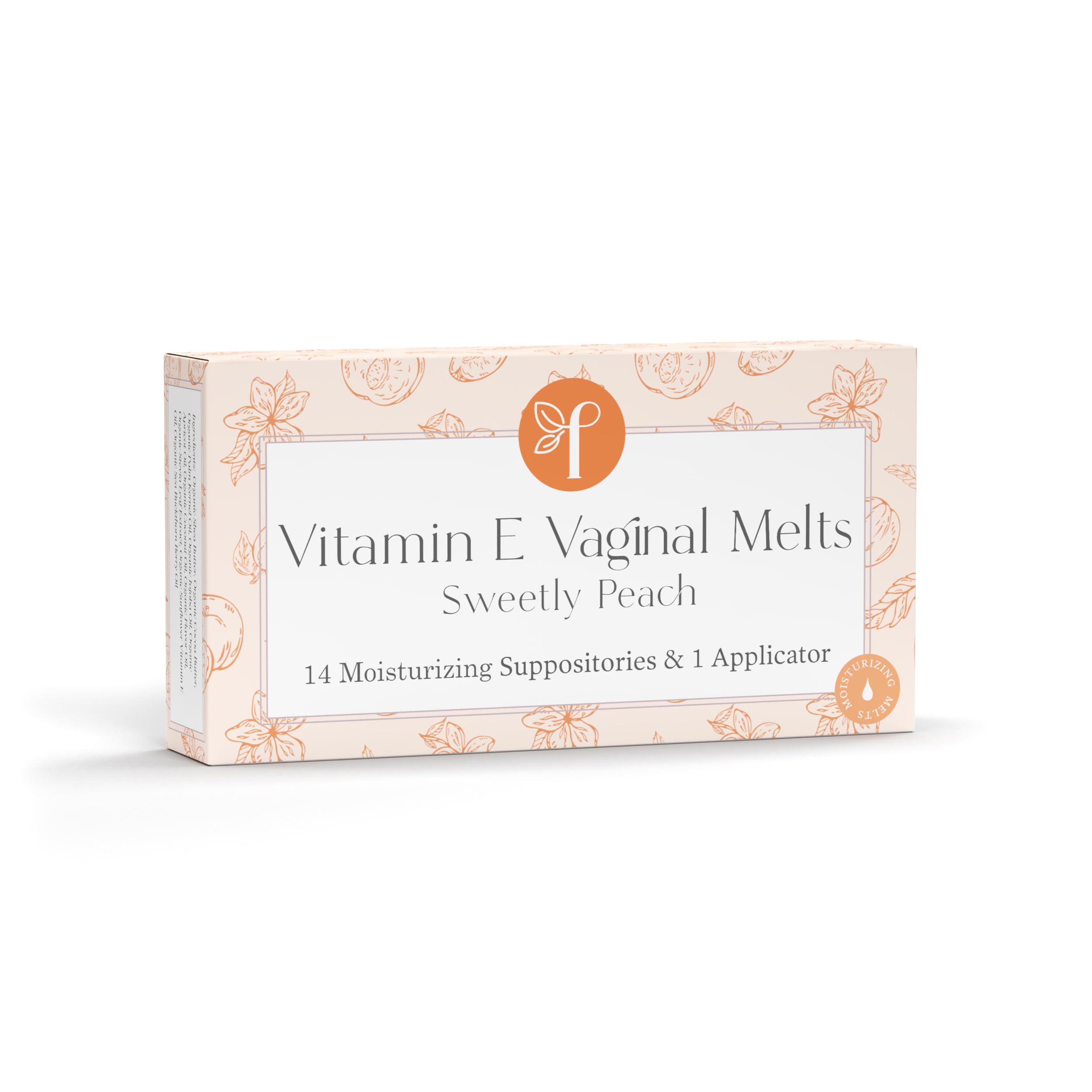 Femallay Sweetly Peach melts in packaging show hydration and premium care