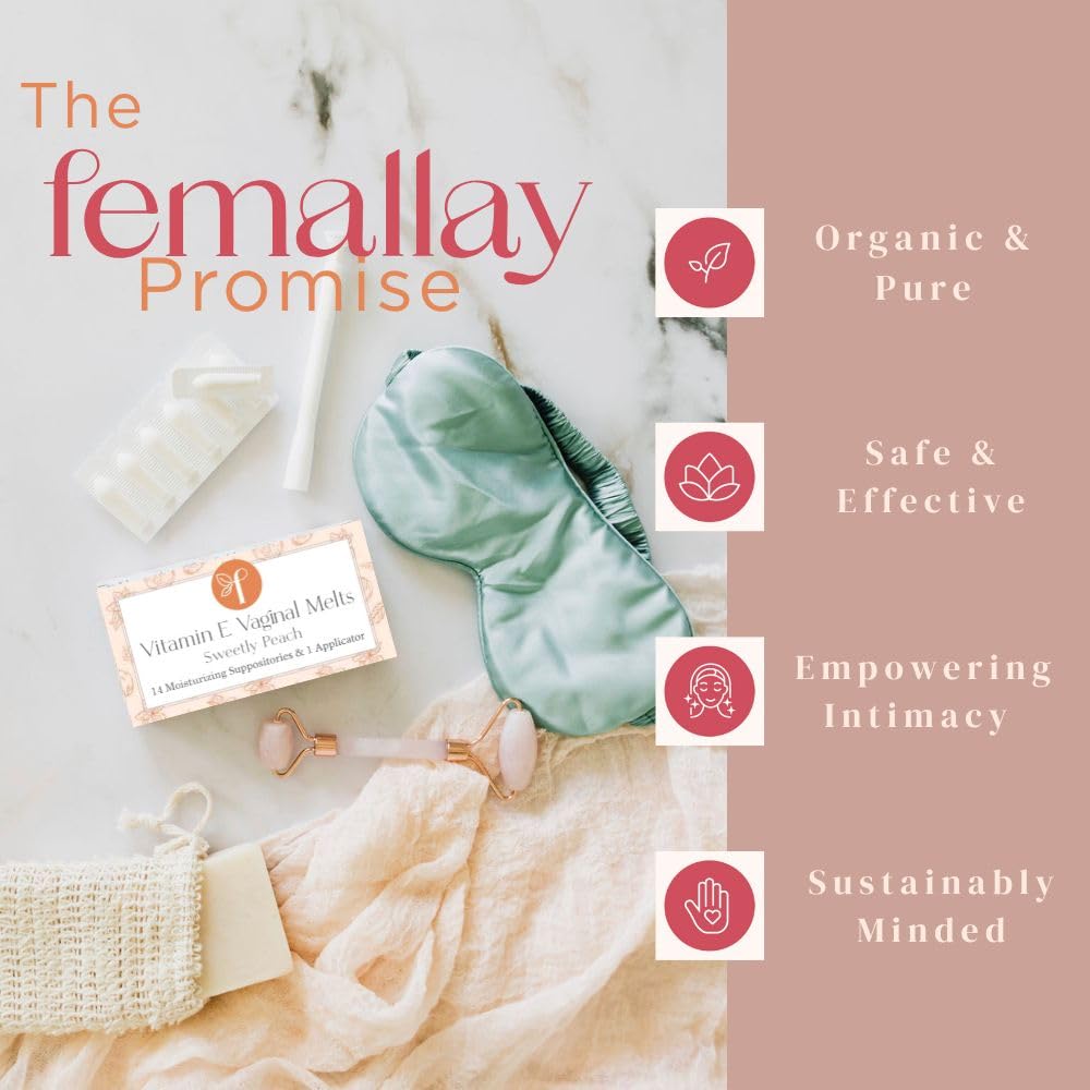 Peach-scented melt offers a light aroma to enhance intimate moments