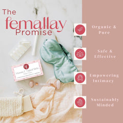 Femallay Wild Cherry flavor oils provide a subtle sensory note.