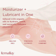 Femallay Wild Cherry packaging highlighting premium organic ingredients