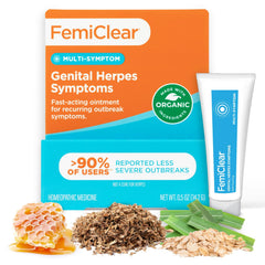 FemiClear first-sign tingling relief on a tube image