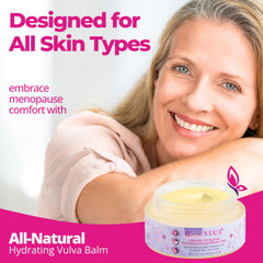 pH-balanced Femissy Vulva Balm crafted for sensitive skin compatibility.