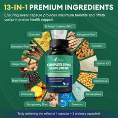 Capsules close-up of Femmetra Spike Protein Support for daily use.