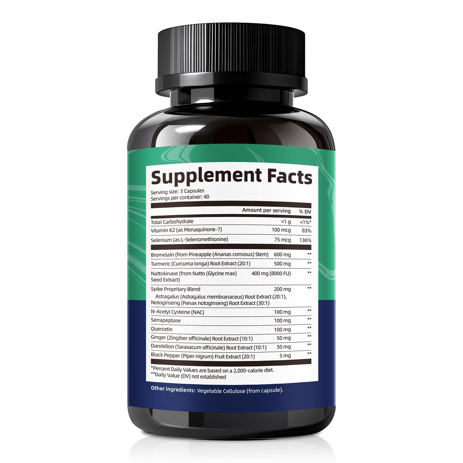 Unboxing Femmetra Spike Protein Support package with product brochure.