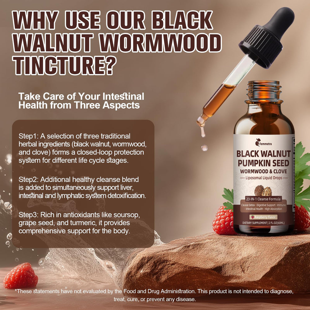 Femmetra turmeric grape seed antioxidants support daily vitality.