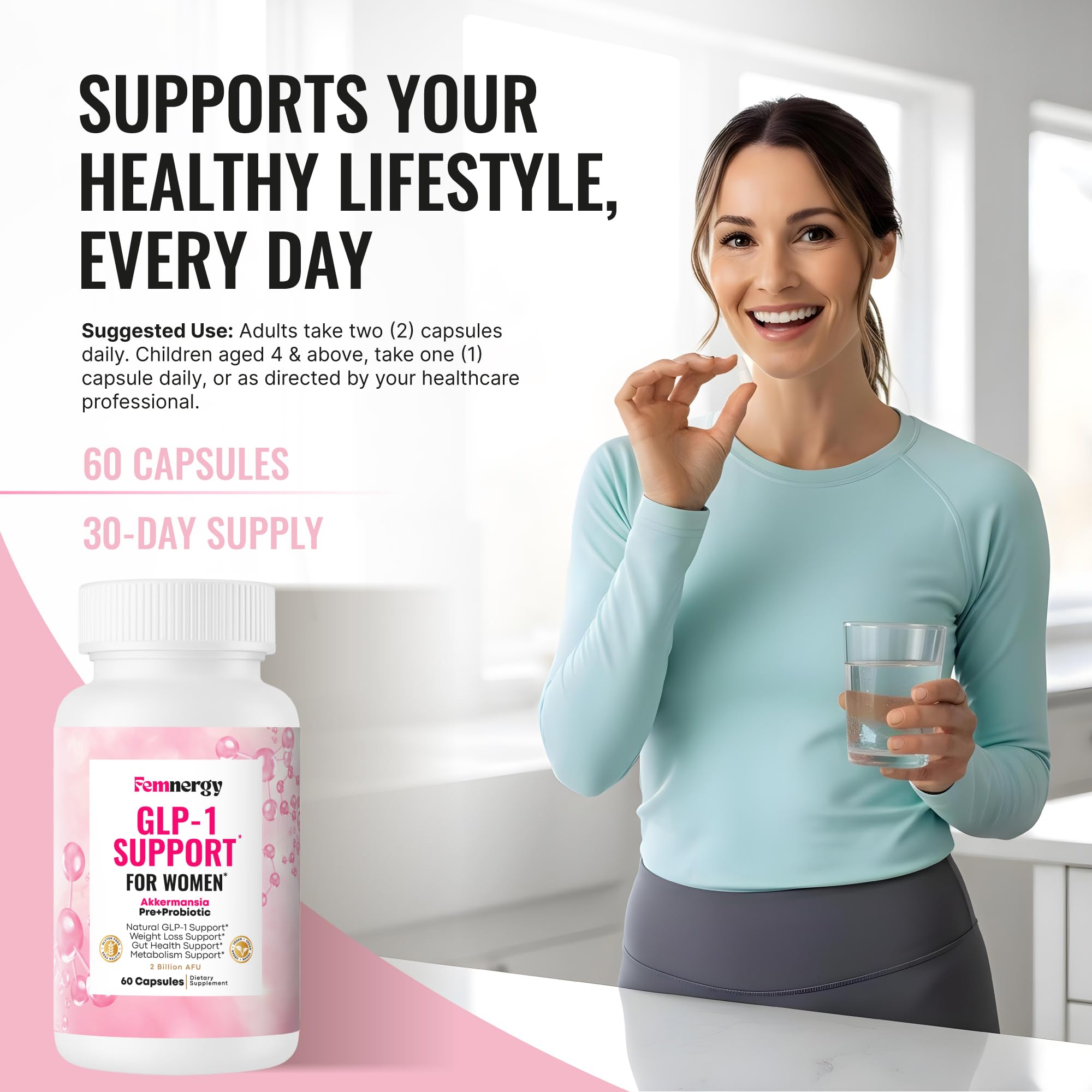 Femnergy GLP-1 Support arrangements hint at gentle detoxification and metabolic balance