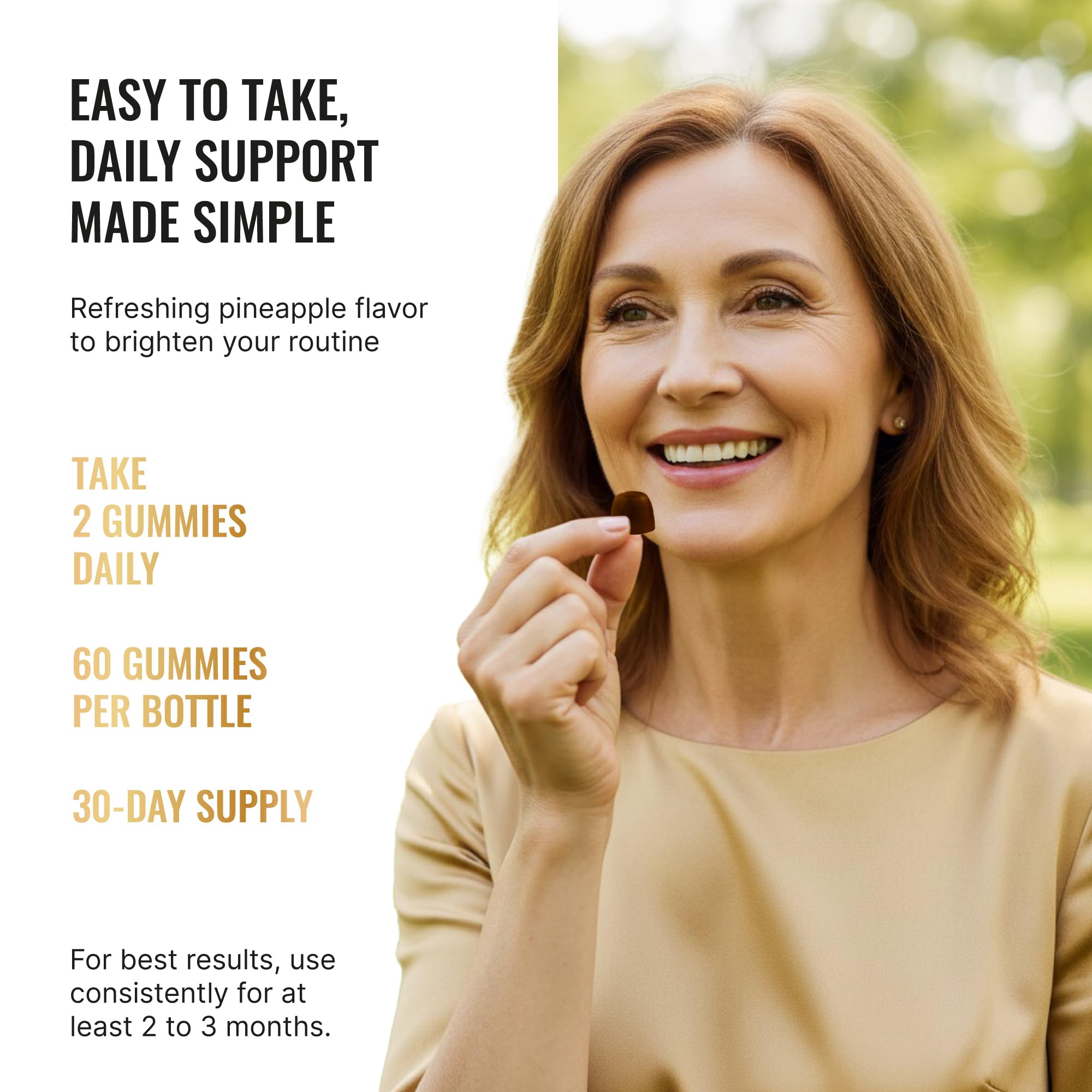 Femnergy Perimenopause Gummies are non-GMO and cruelty-free for clean wellness.
