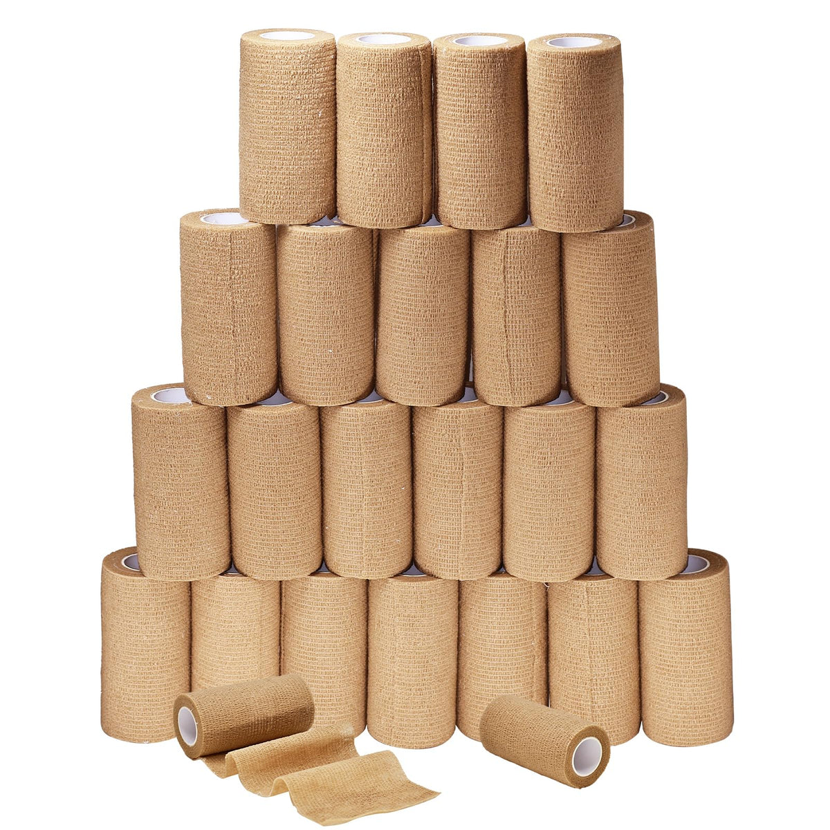 Fenhupe self-adhesive bandage wrap 24-pack for versatile first aid use.