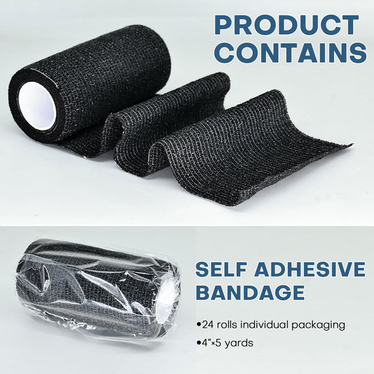 Fenhupe cohesive tape wrapped around a wrist for stable support during activity.
