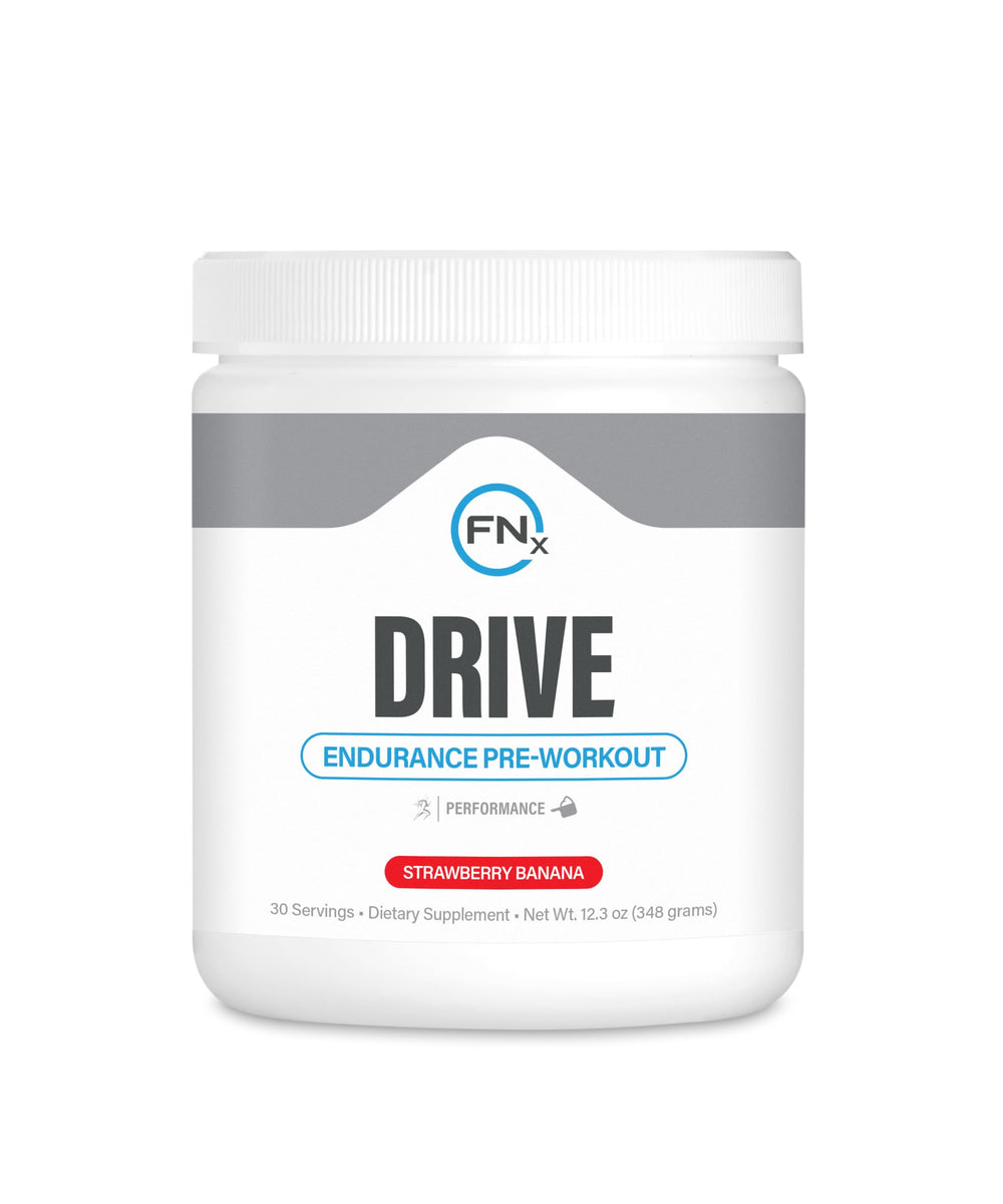 Fenix Nutrition Drive Endurance front label shows sustained energy potential for workouts.
