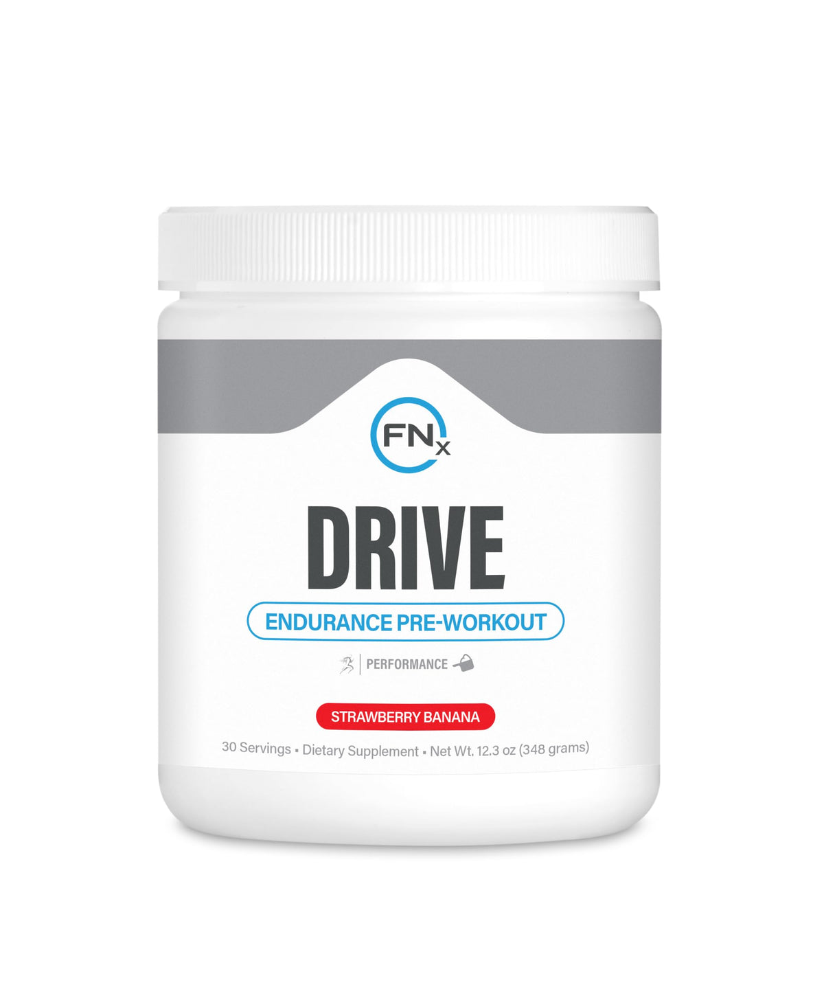 Fenix Nutrition Drive Endurance front label shows sustained energy potential for workouts.