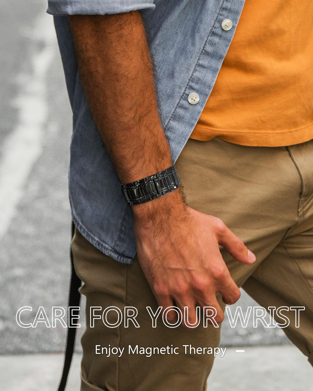 Feraco adjustable fit tool included for precise, comfortable wear.