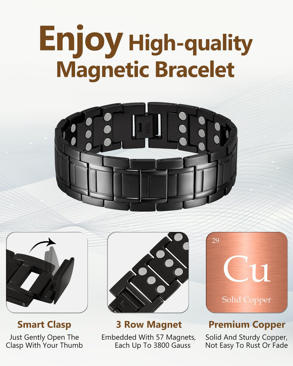 Feraco boxed bracelet view showcases elegant packaging ready for gifting.