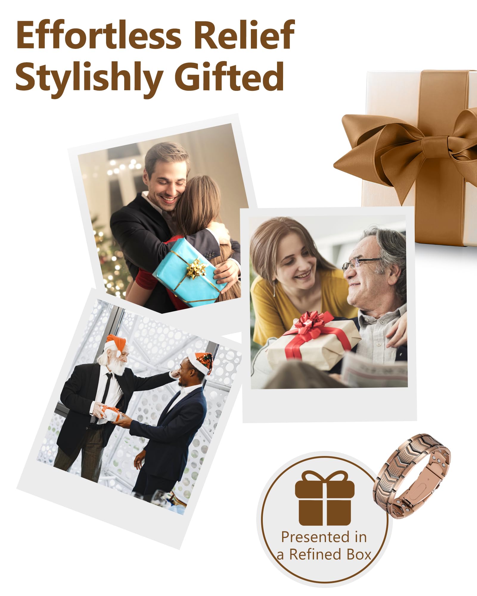 Lifestyle view of Feraco bracelet with casual modern attire