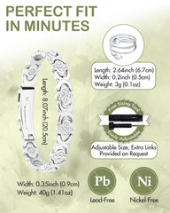 Feraco cleaning cloth included for jewelry care