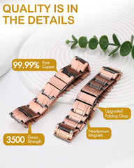 Feraco copper bracelet adjustable with the included link tool