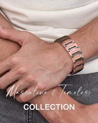 Feraco classic design copper bracelet suitable for daily wear