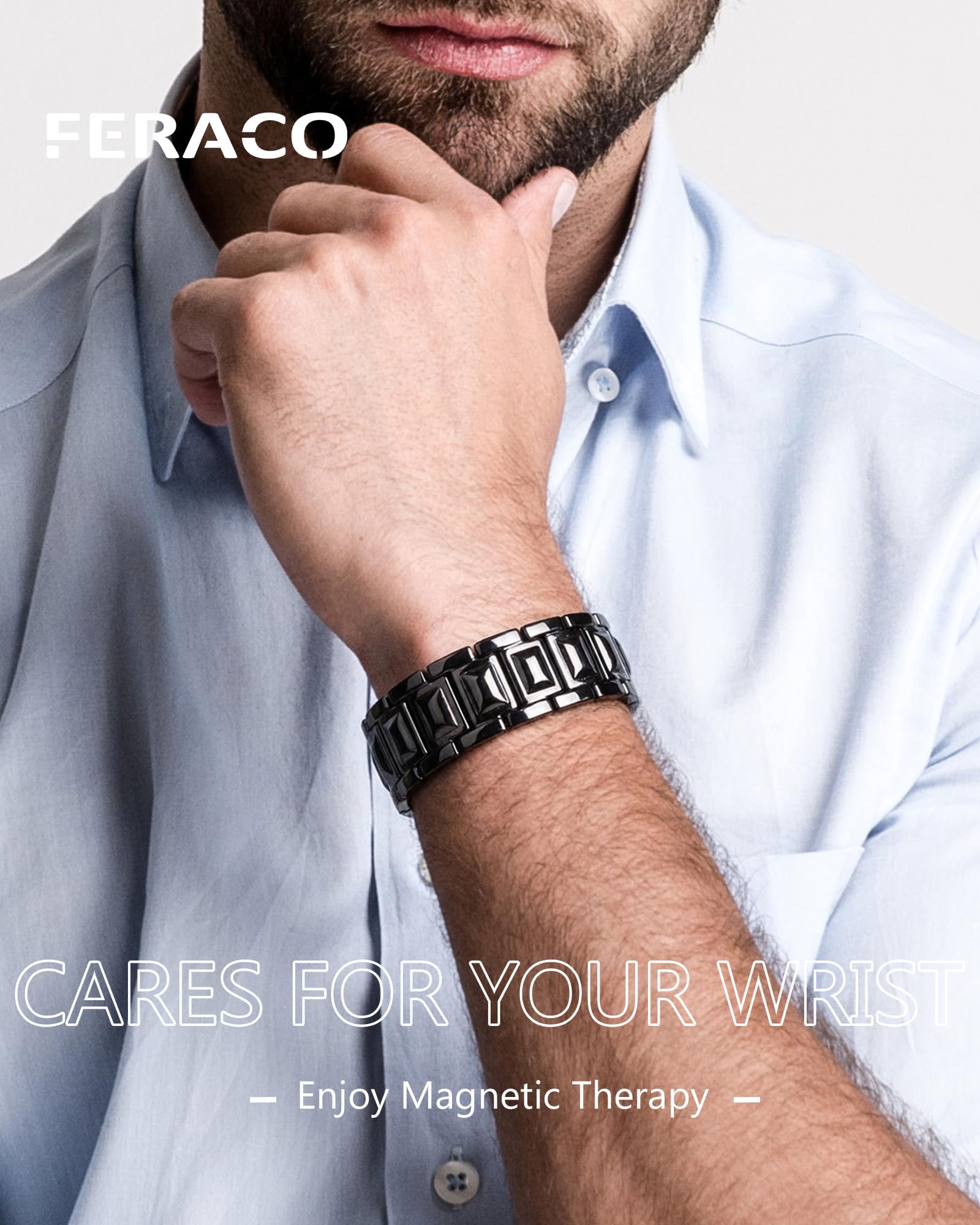Feraco copper bracelet detailed craftsmanship and finish.