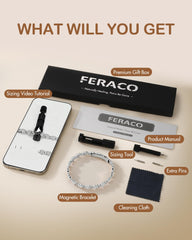 Feraco close-up shows magnets and fine craftsmanship