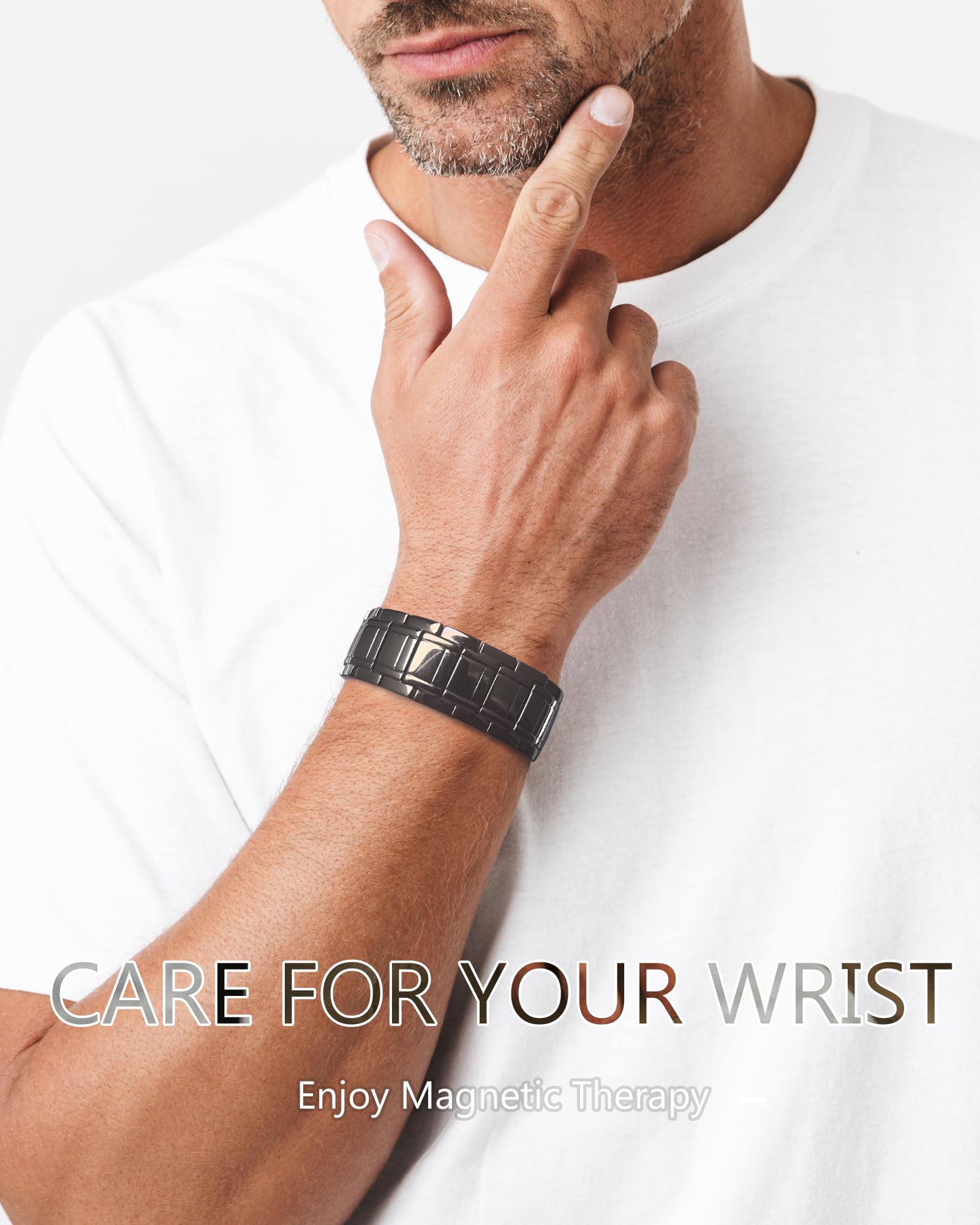Feraco copper bracelet design with integrated magnet alignment for natural rhythm on the wrist.