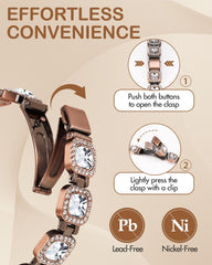 Elegant gift box presentation for Feraco bracelet as a ready gift