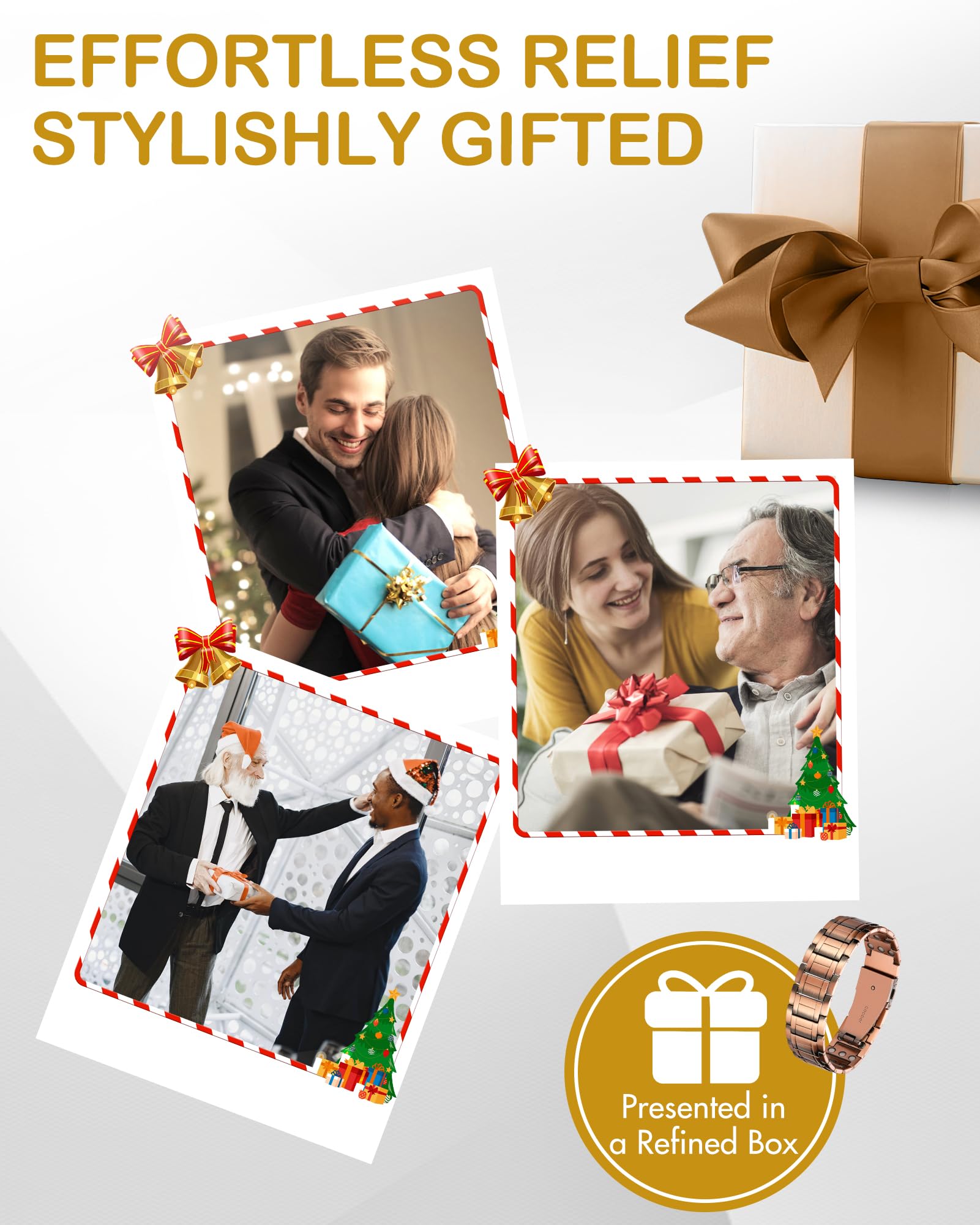 Feraco copper bracelet presented in an elegant gift box