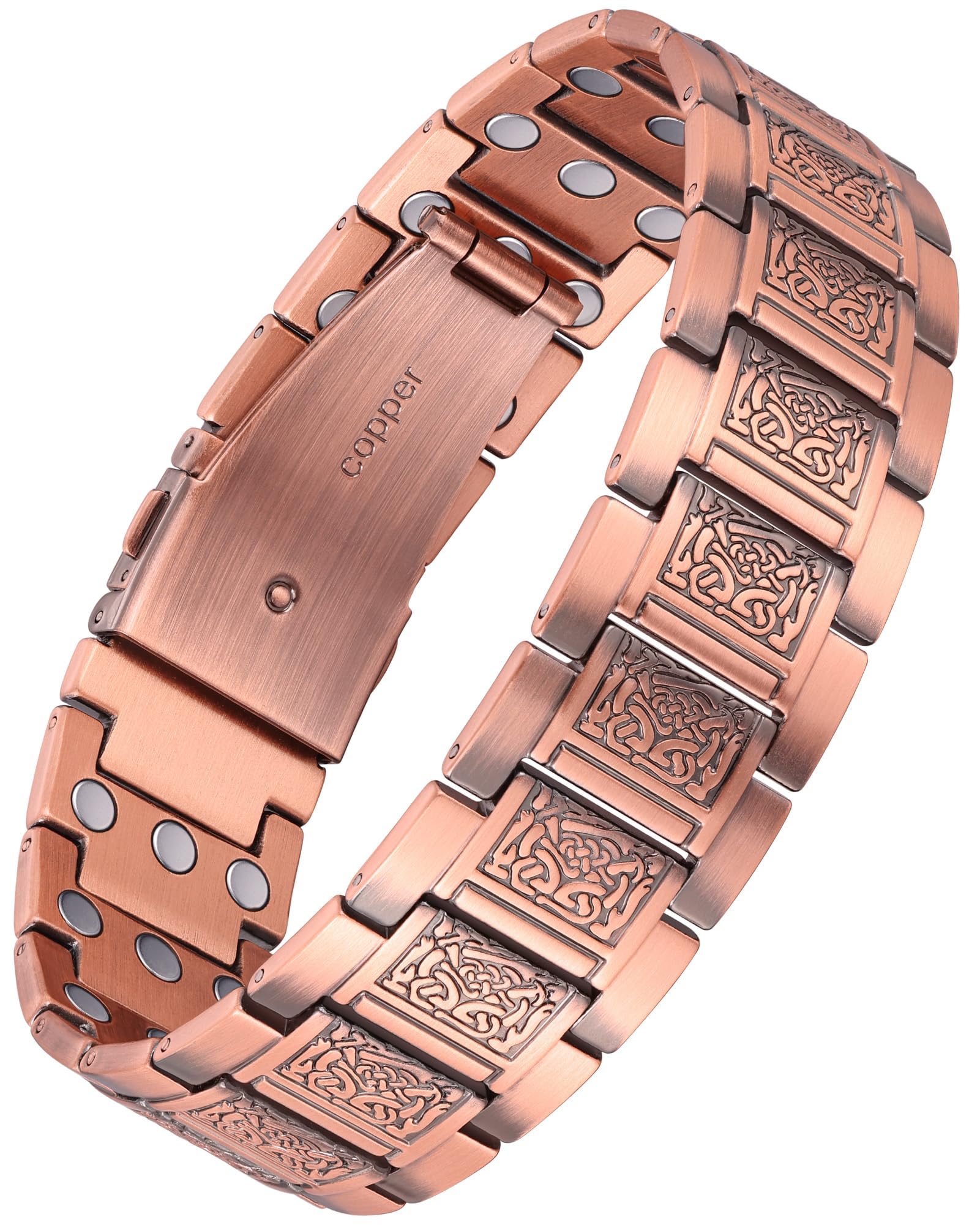 Feraco copper bracelet magnetic-therapy design: stylish daily wellness.