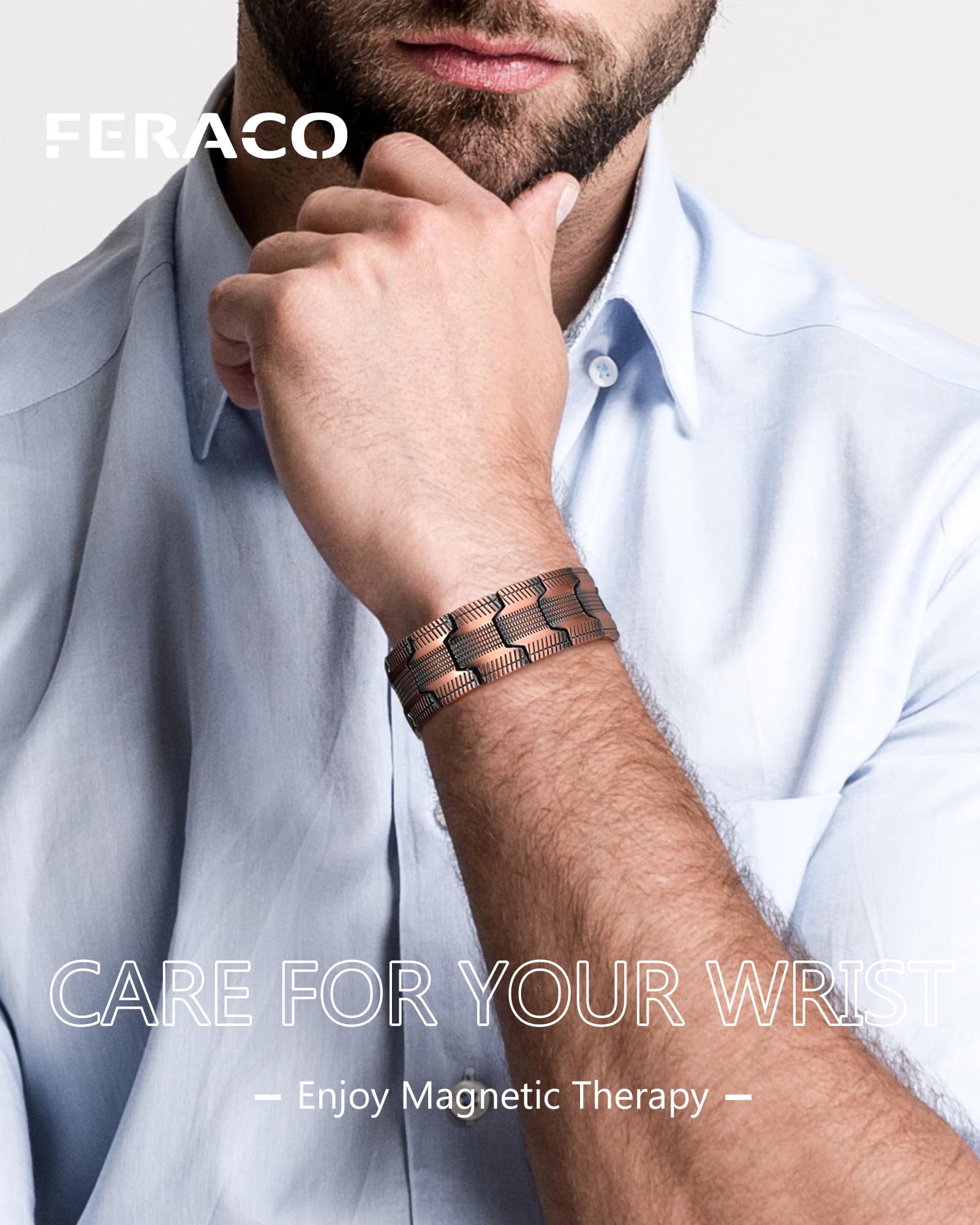 Feraco included sizing tool makes custom sizing quick and easy