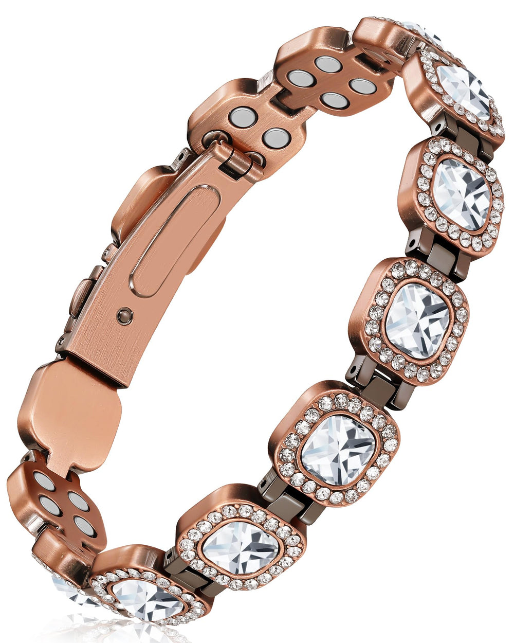 Feraco copper bracelet with ultra-strength magnets for daily wear and magnetic appeal