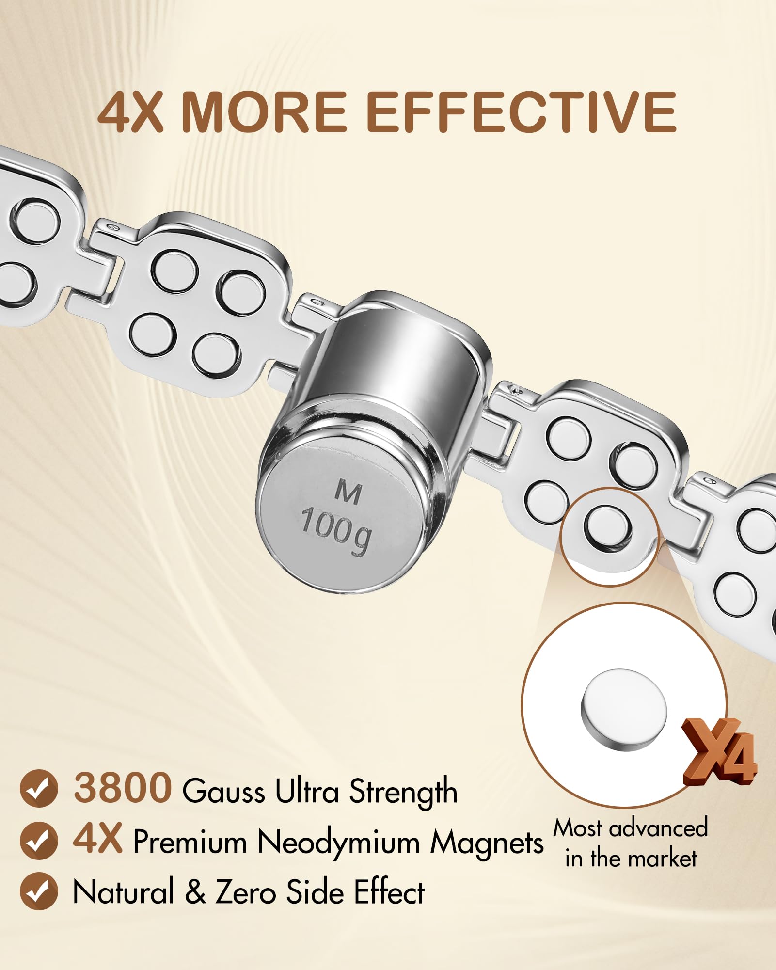 Feraco copper bracelet adjustable fit tool enables tailored comfort