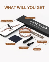 Feraco copper bracelet complements both formal and casual attire