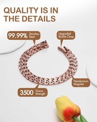 Feraco copper magnetic necklace magnets 3500 gauss—strong hold for everyday use.