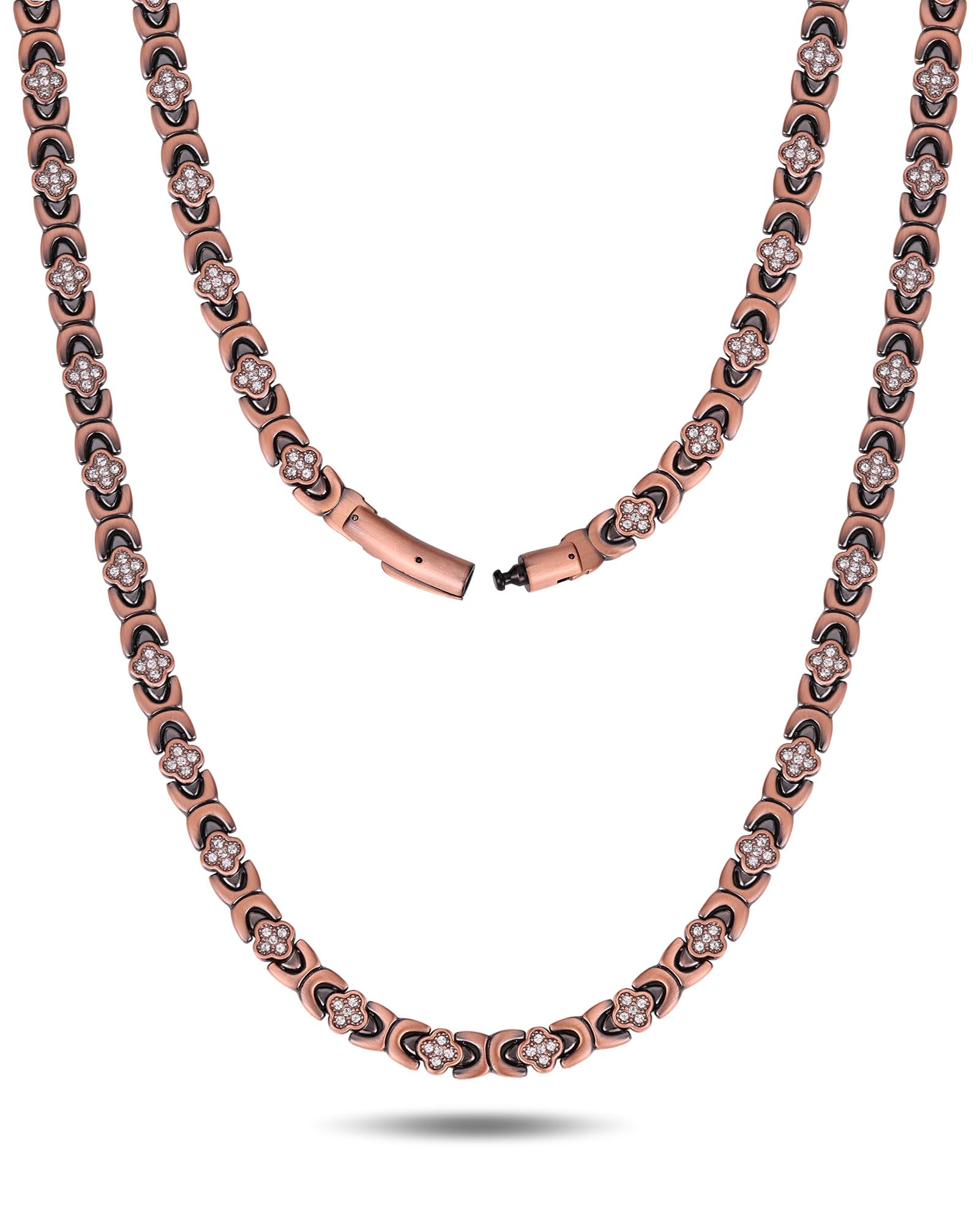 Feraco copper necklace with pendant; timeless style for daily wear