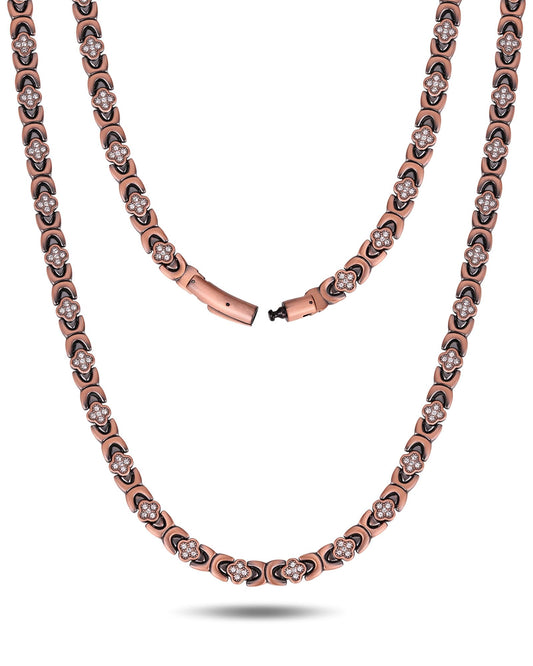 Feraco copper necklace with pendant; timeless style for daily wear