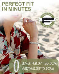 Feraco Copper bracelet is hypoallergenic, lead- and nickel-free for sensitive skin.