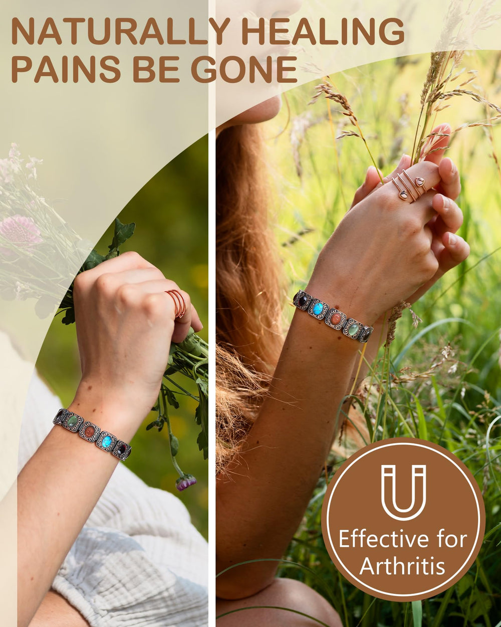 Feraco bracelet is lightweight and waterproof for all-day wear.
