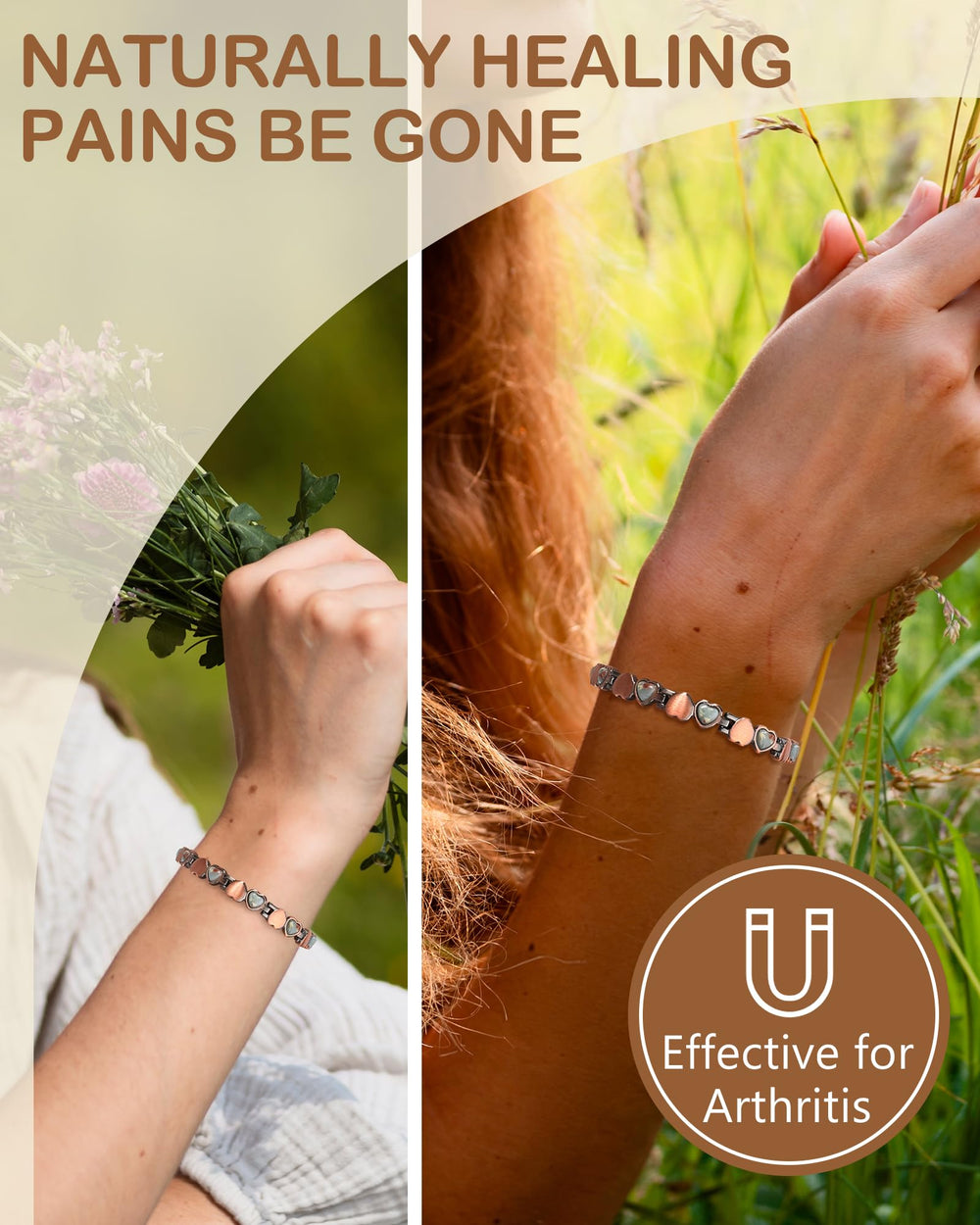 Feraco lightweight, waterproof bracelet ideal for all-day wear.