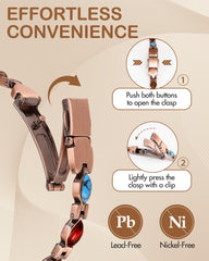 Feraco Luna adjustable sizing tool included for comfortable fit